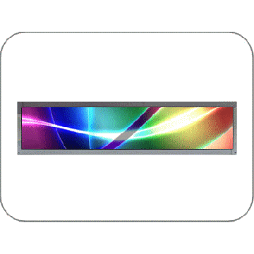 SSF1622 - 16" Cut-LCD, 1366x254, 16:3 aspect, 400nits