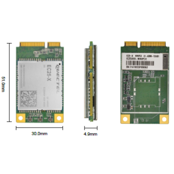 Quectel EC25 LTE Cat 4 mPCIe Module