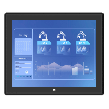 PPC2-C19-ADL 19” High Performance Panel PC IP65 Front