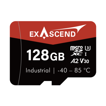 microSD300 Series Industrial 128GB microSD Card (-40~85°C)