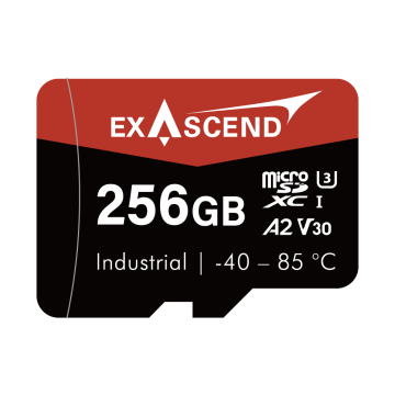microSD300 Series Industrial 256GB microSD Card (-40~85°C)
