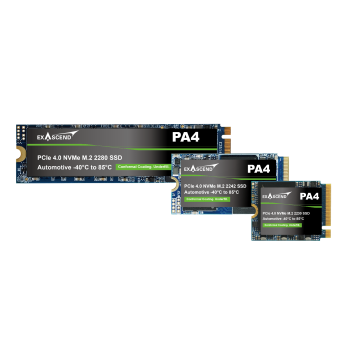 Exascend PA4 Series M.2 2280/2242/2230 PCIe NVMe SSD