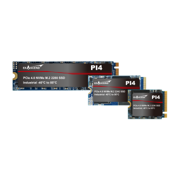Exascend PI4 Series M.2 2280/2242/2230 PCIe NVMe SSD