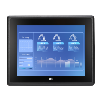 PPC2-C10-EHL 10.4” Fanless Panel PC Front IP65