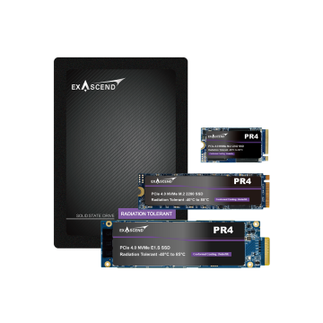 Exascend PR4 Series M.2/U.2/E1.S PCIe NVMe SSD