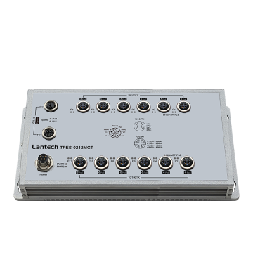 T(P)ES-0212MGT M12 Unmanaged Ethernet Switch