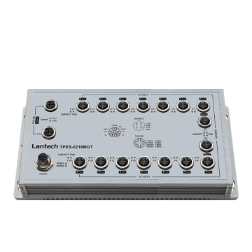 T(P)ES-0216MGT M12 Unmanaged Ethernet Switch