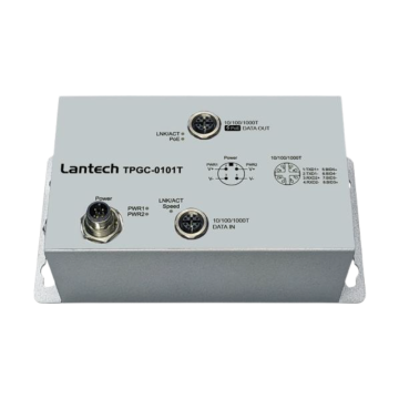 TPGC-0101T 10/100/1000T X-coded EN50155 PoE Injector