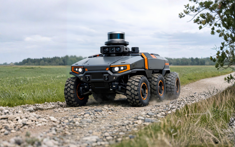 Outdoor autonomous robotics hardware application in the UK